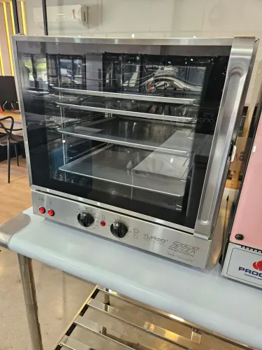 forno turbo de inox 4 assadeiras 30x30 novo