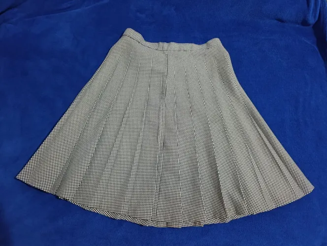 Saia vintage Xadrez Rodada