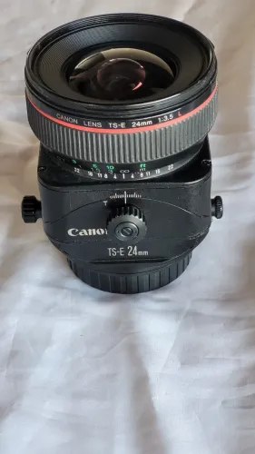 Lente Canon 24mm TS Tilt shift 3.5 L