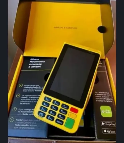 Máquina de cartão da PagSeguro 