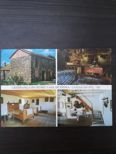 Antigo Cartão Postal Casa De Pedra - Caxias Do Sul 