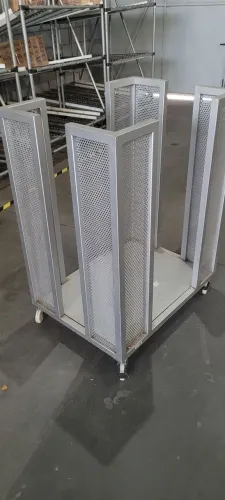 Expositor/Carrinho para comércio gaiola transporte reforçado ecommerce logistica