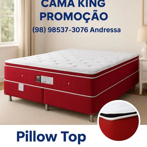 Cama box casal King entrega grátis aproveite a promoção
