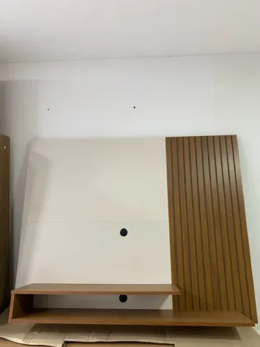 Painel para Tv até 50 polegadas 2 prateleiras 