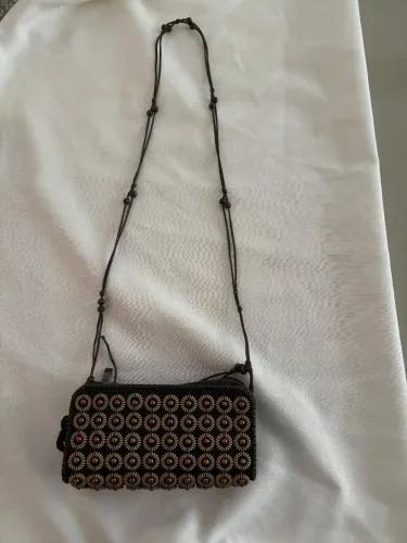 Bolsa de ombro artesanal