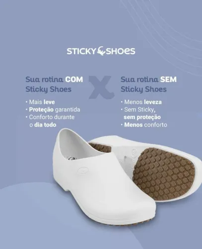 Sapatos Sticky Shoes: Conforto e Proteção para o seu dia a dia!