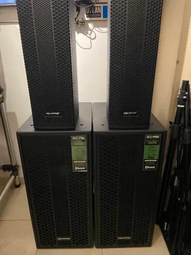 Line Vertical Ativo Sk-lvr22d Sub 2x12 Alta Potência 4800w