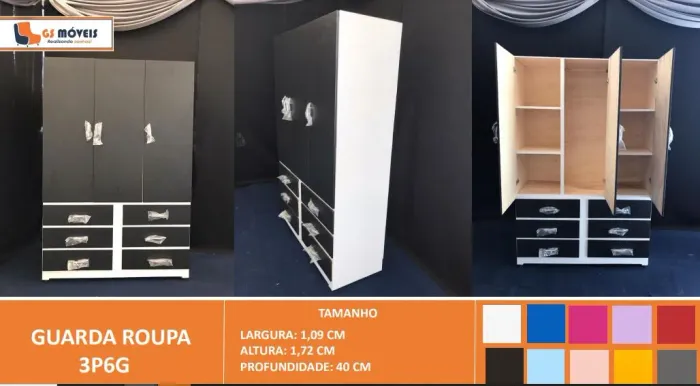 Guarda Roupas Solteirão direto de Fábrica!