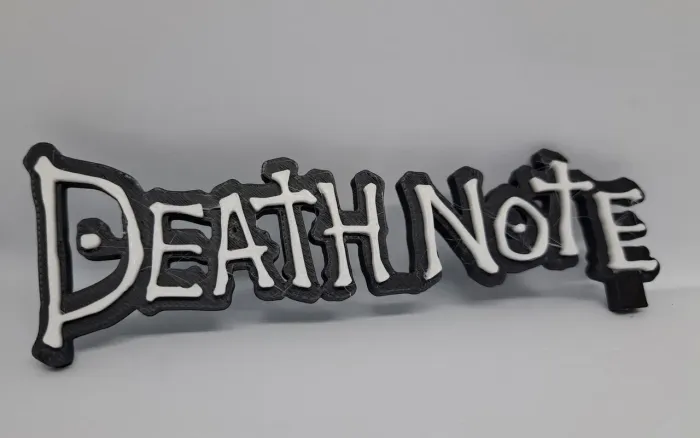 Placa Decorativa Death Note 3D print
