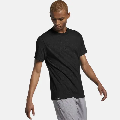 Camiseta Esportiva Dry Fit Manga Curta - Preta GG