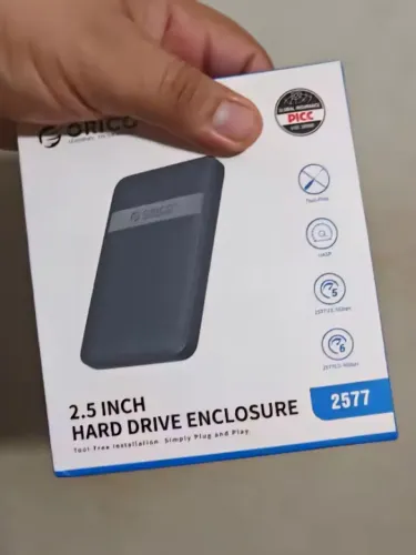 Case HD/SSD 2.5? ORICO USB-C | NOVO e com Garantia