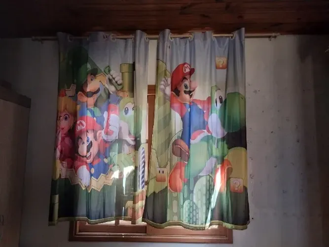 cortina do mario kart - usada