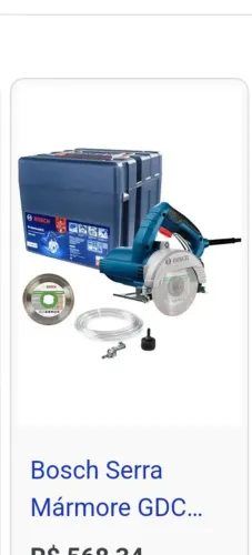 Serra mármore Bosch GDC 125 Professional - Nova