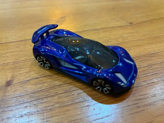 Hot Wheels Lótus Evija (Azul) do Pack 5 HW Motor Show