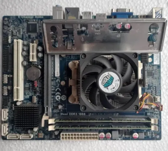 Kit Placa Mãe Amd Fm1+A6-3500 2.10Ghz+4Gb Memória Ddr3