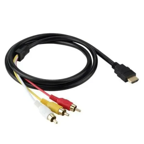Cabo HDMI para RCA  AV Audio video adaptador- Conecte seu DVD, TV Box ou Blu-ray à TV