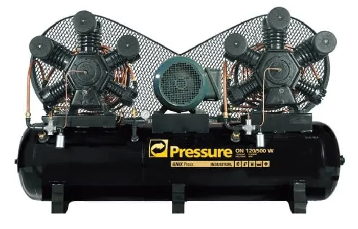 Compressor de pistão 120 pes 500l 30cv. 