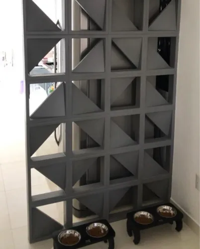 Blocos de concreto vazados decorativos - Design moderno
