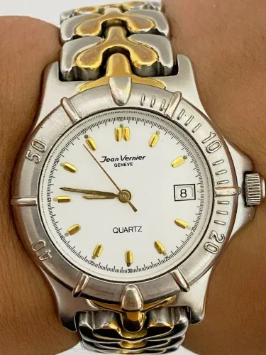Relógio Jean Vernier Geneve quartz.