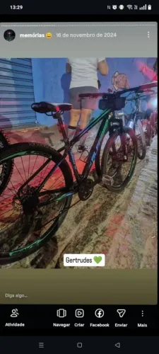 Vende bicicleta muito boa,só pega e anda oportunidade boa pra quem quer uma bicicleta boa