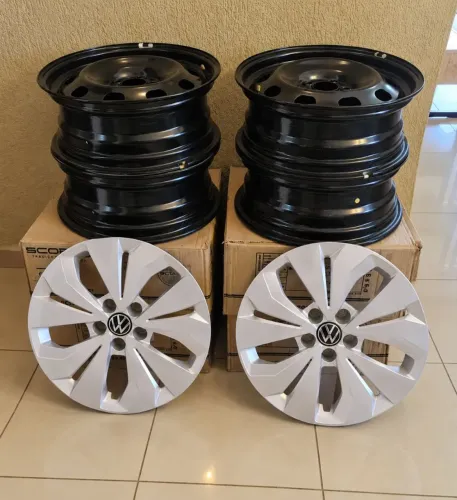 JOGO DE RODAS DE FERRO ARO 16 - VOLKSWAGEN T-CROSS