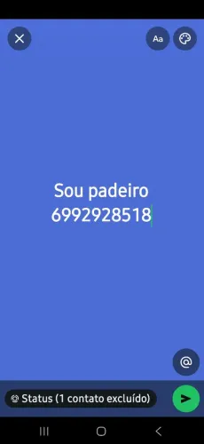 Estou atras de trabalho sou padeiro faço salgado e bolo