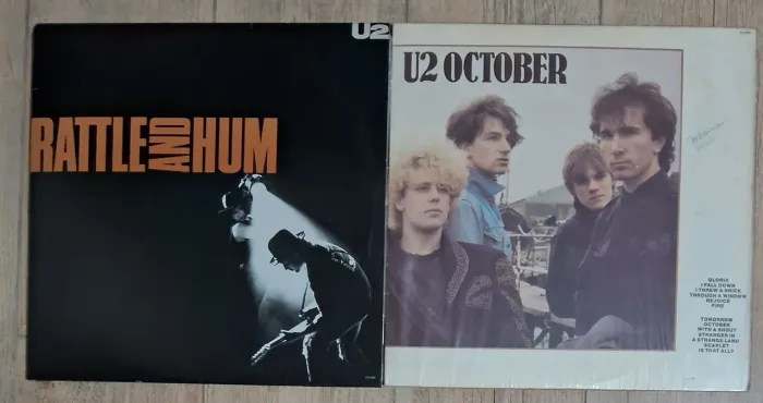 2 Discos de Vinil U2 - Rattle And Hum e October