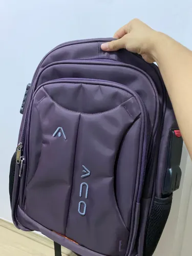 Mochila executiva roxo escuro (com senha) 