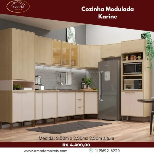 Cozinha Modulada Karine - à pronta entrega 