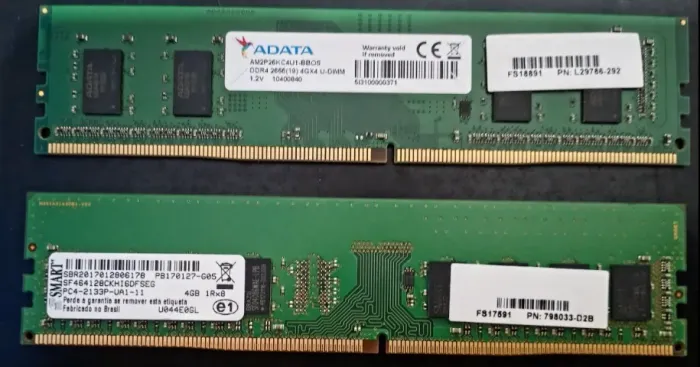 Memória 4 GB DDR4 p/ Servidores e Desktops