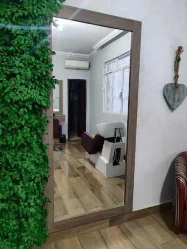 Espelho Grande Corpo Inteiro 2,00m x 0,97m com Moldura em MDF