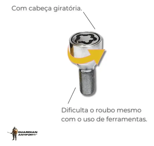 Parafuso Antifurto Rodas VolksWagen Audi Mercedes Volvo
