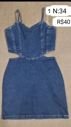 Vestido Jeans N:34 Carmem Steffens Young