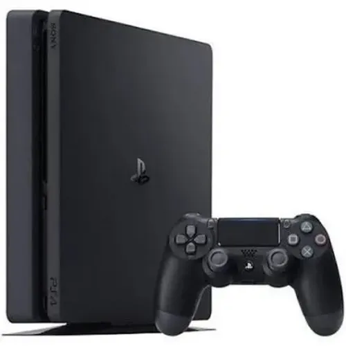 PS4 Slim 1TB + Controle + 2 Jogos | Conservado