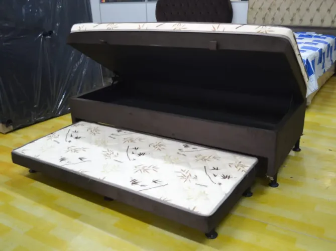 Cama box solteiro baú com Auxilar / NOVO / ENTREGAMOS 