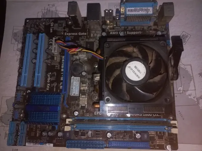  Kit placa mãe + processador + memoria ram