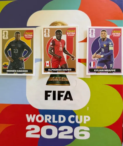 Figurinhas Legends/Extras Copa 2026