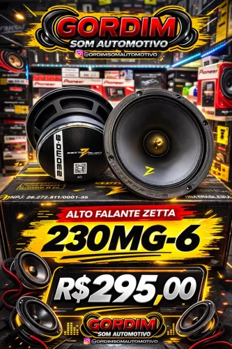 ALTO FALANTE ZETTA AUDIO 230RMS 6PL