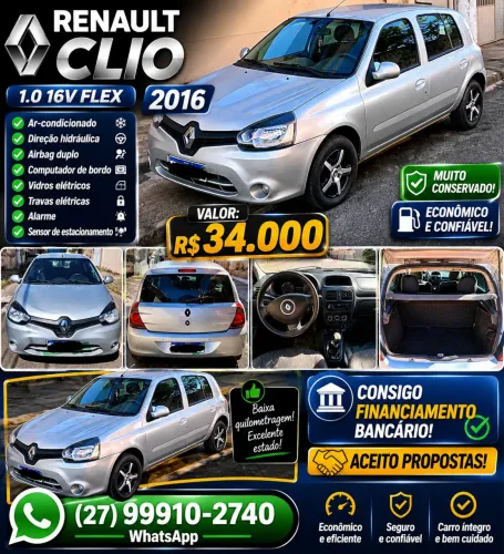 Renault Clio Rn/alize/expr./1.0 Hi-power 16V 5P 2016