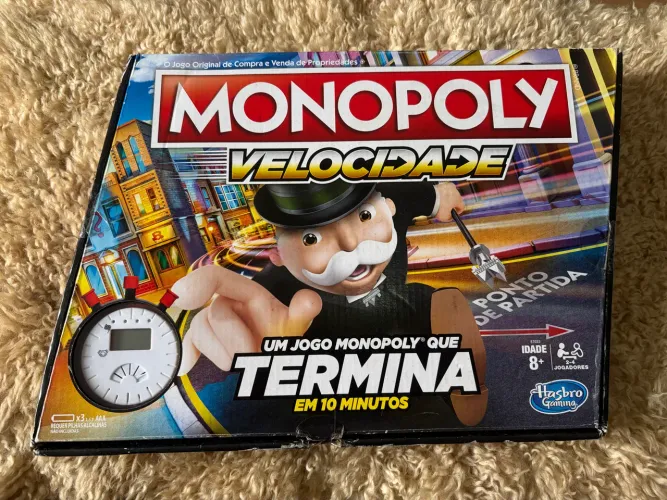 Jogo Monopoly Velocidade Speed - Hasbro 