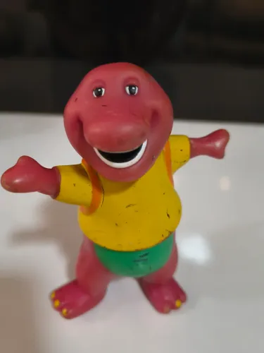 Boneco Barney Estrela 1998 Vinil Original