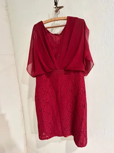 Vestido de festa vermelho