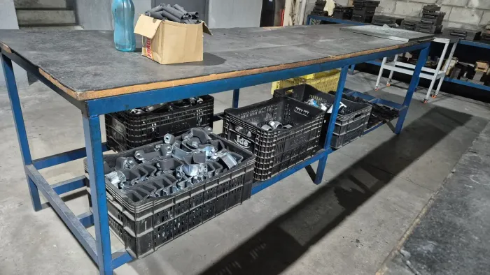 Bancada industrial 4x1 metros