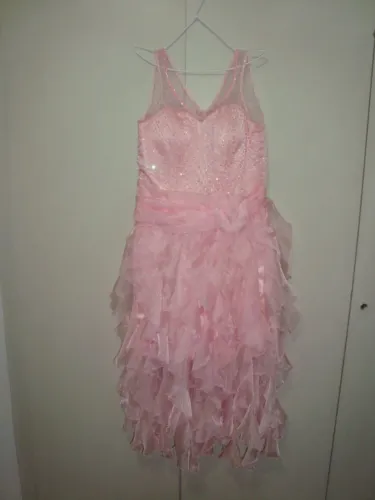 Vestido de festa rosa