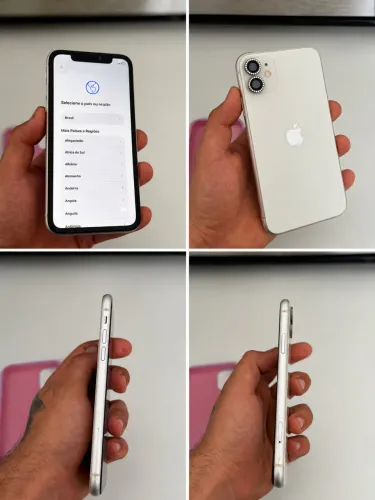 iPhone 11 branco 64gb impecável 