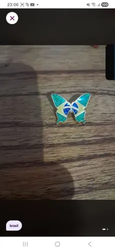 Pin Borboleta vintage since 90