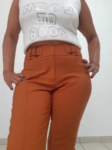 calça capri em viscose cortelle