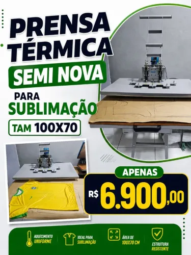Prensa para sublimação 