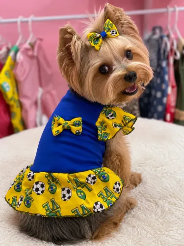 Vestido pet Brasil 