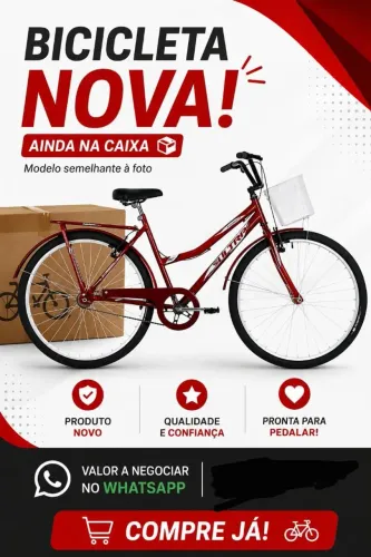 Bicicleta aro 26 - na caixa